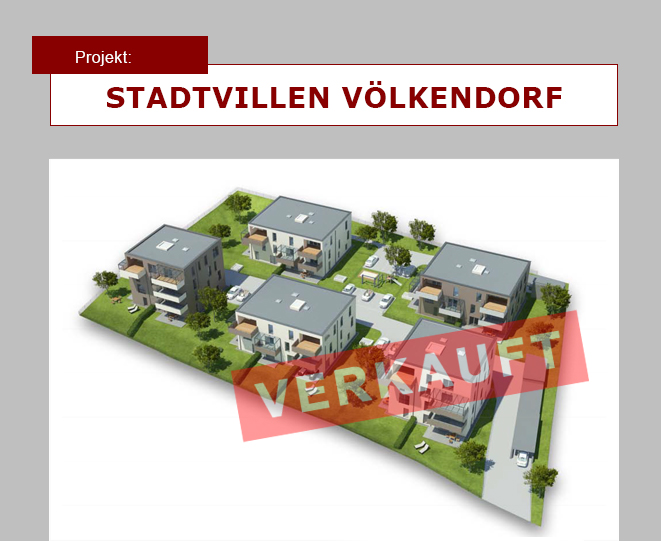 Projekt Stadtvillen Völkendorf
